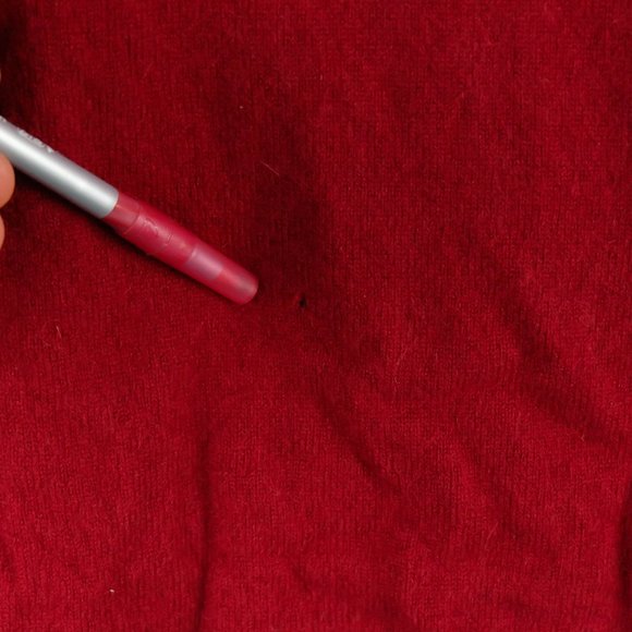 Black Brown Sweater Mens Large Red Cashmere Lightweight V Neck Preppy - Picture 10 of 12